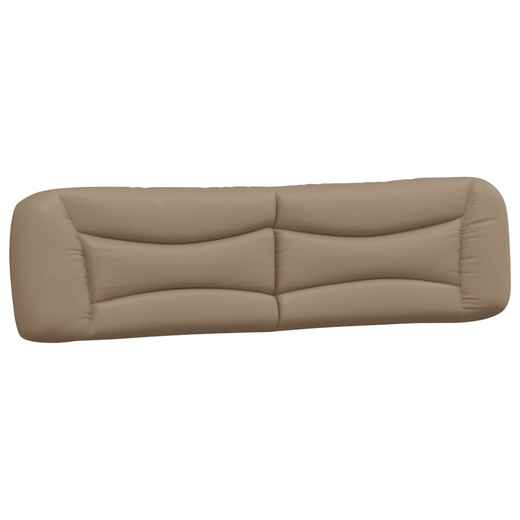 Bedframe met LED zonder matras "Hvar" cappuccino 200x200 cm