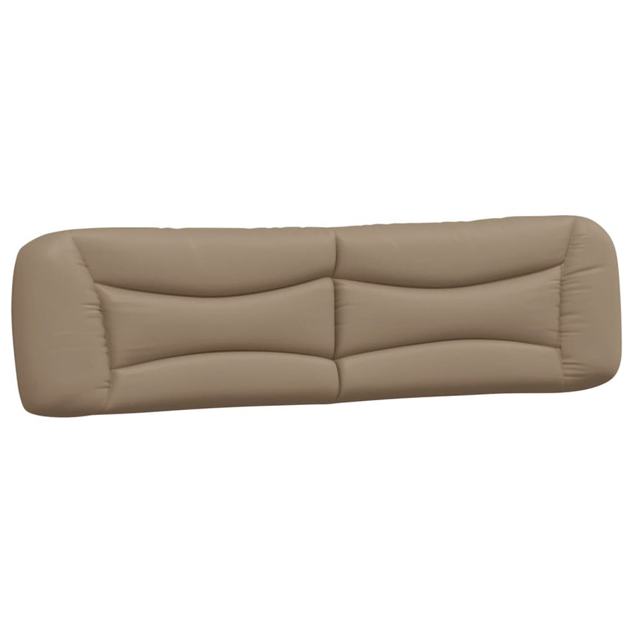 Bedframe met LED zonder matras "Hvar" cappuccino 200x200 cm
