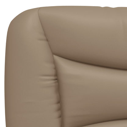 Bedframe met LED zonder matras "Hvar" cappuccino 200x200 cm