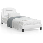 Bedframe wit 80x200 cm met LED