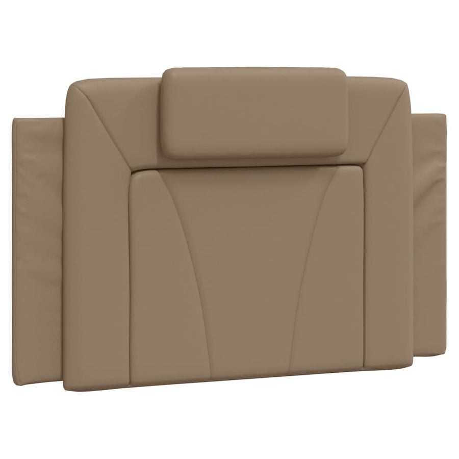 Bedframe Met Led-Verlichting Kunstleer Cappuccino 80X200 Cm