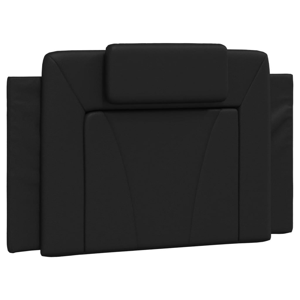 Bedframe Met Led-Verlichting Kunstleer Zwart 90X190 Cm