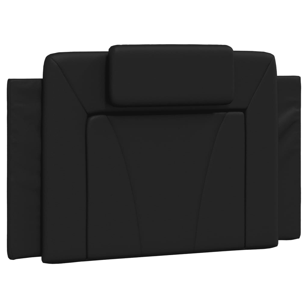 Bedframe Met Led-Verlichting Kunstleer Zwart 90X200 Cm