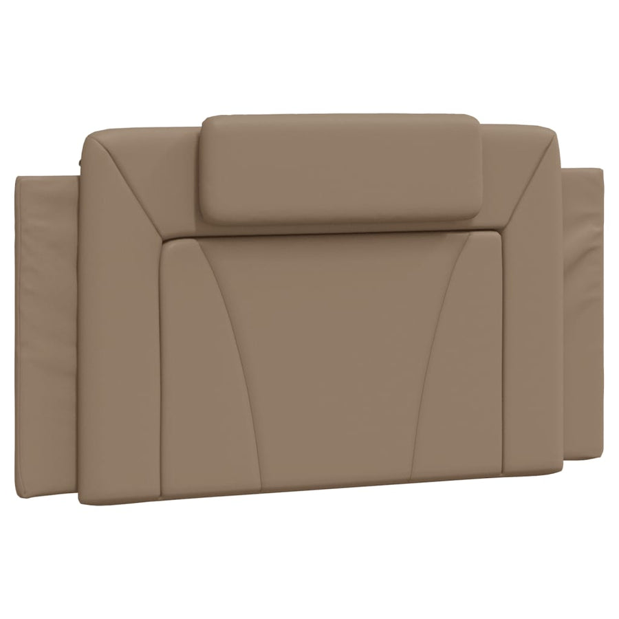 Bedframe Met Led-Verlichting Kunstleer Cappuccino 100X200 Cm