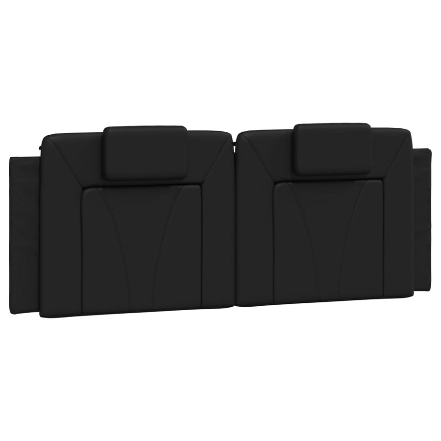Bedframe Met Led-Verlichting Kunstleer Zwart 120X200 Cm