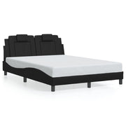 Bedframe zwart 140x200 cm met LED