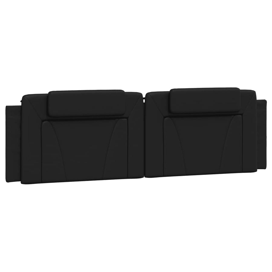 Bedframe met LED-verlichting kunstleer zwart 180x200 cm