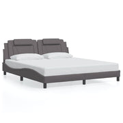 Bedframe 180x200 cm kunstleer zwart met LED