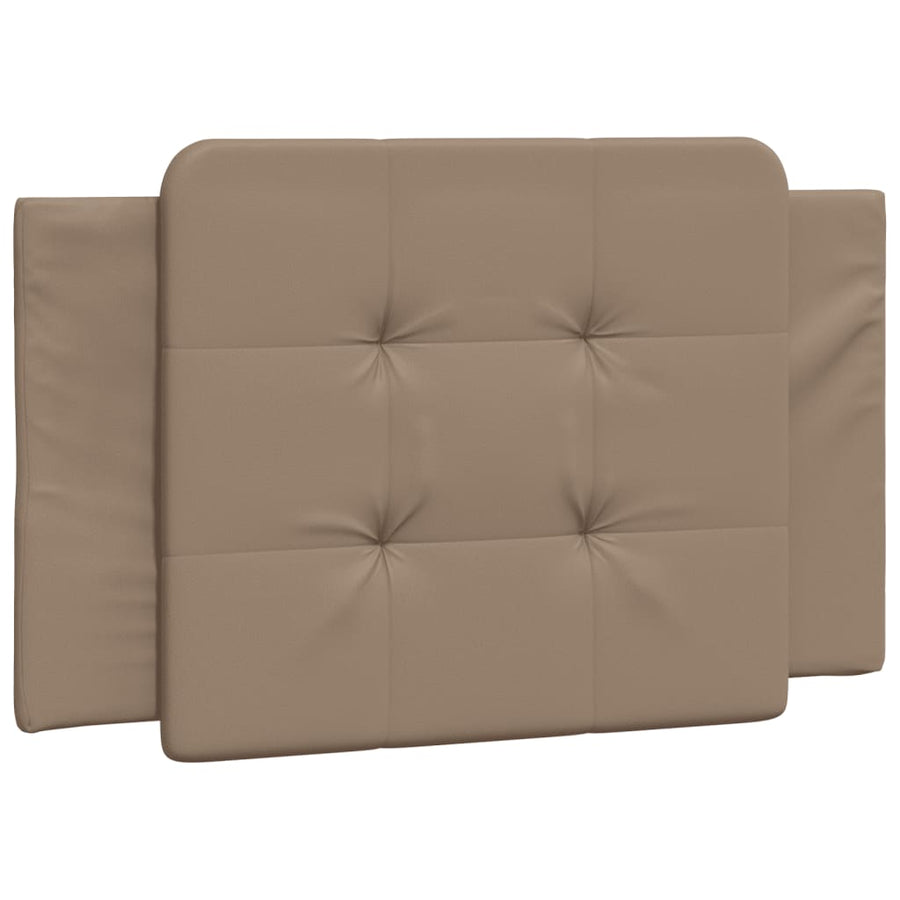 Bedframe met LED-verlichting kunstleer cappuccino 80x200 cm