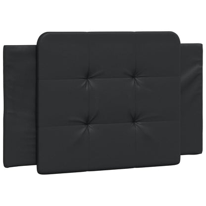 Bedframe met LED-verlichting kunstleer zwart 90x200 cm