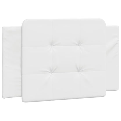 Bedframe met LED-verlichting kunstleer wit 100x200 cm