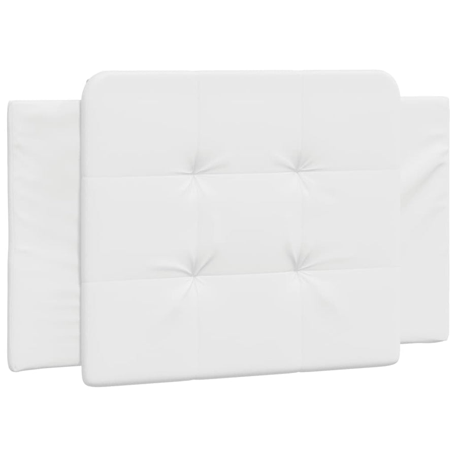 Bedframe met LED-verlichting kunstleer wit 100x200 cm