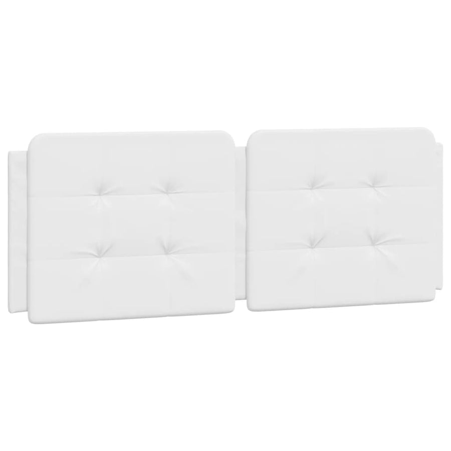Bedframe met LED-verlichting kunstleer wit 120x200 cm