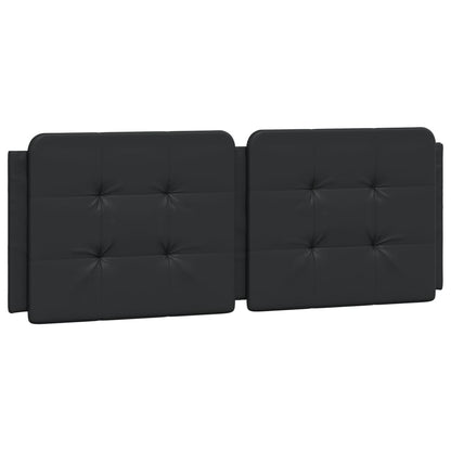 Bedframe met LED-verlichting kunstleer zwart 140x190 cm