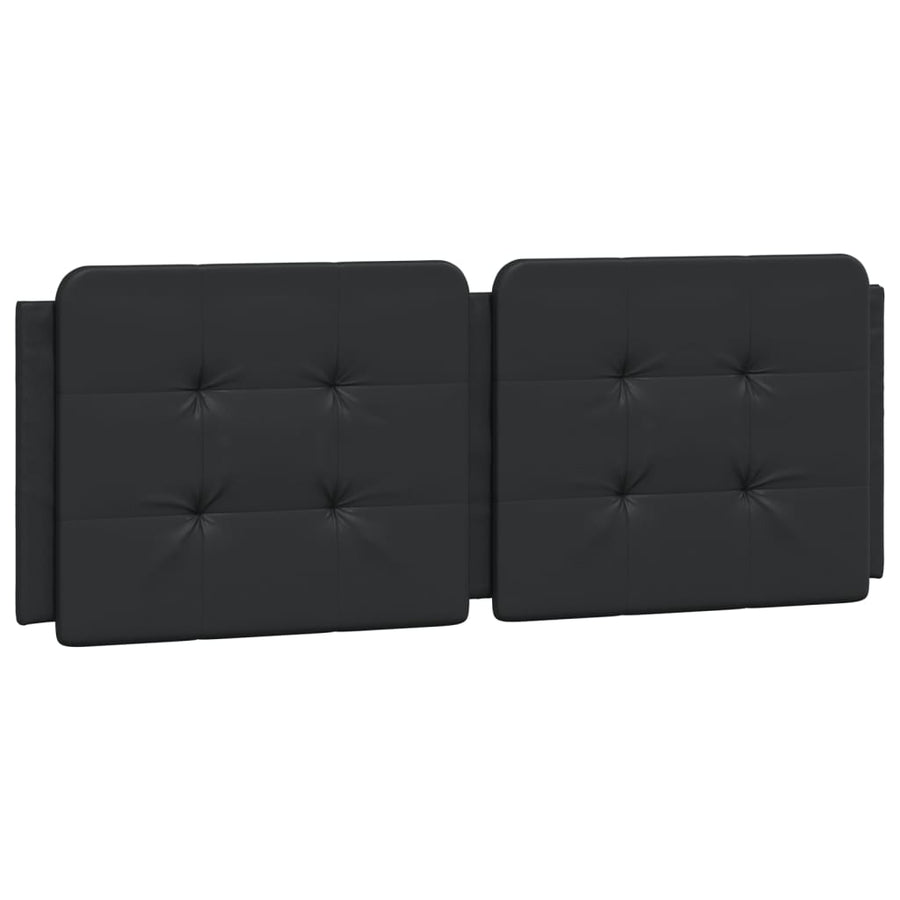 Bedframe met LED-verlichting kunstleer zwart 140x190 cm