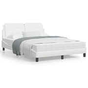 Bedframe wit 140x190 cm met LED