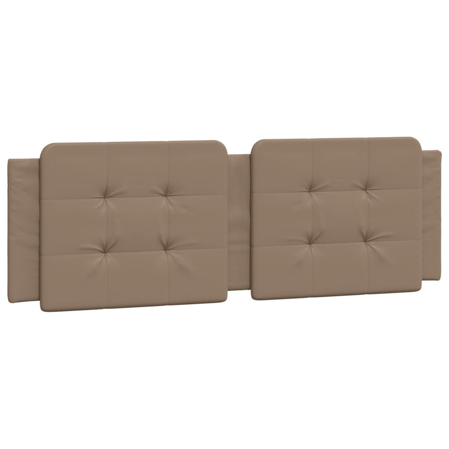 Bedframe met LED-verlichting kunstleer cappuccino 160x200 cm