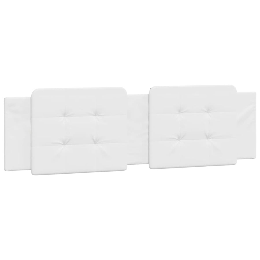 Bedframe met LED-verlichting kunstleer wit 180x200 cm