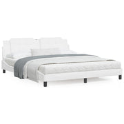 Bedframe wit 180x200 cm met LED