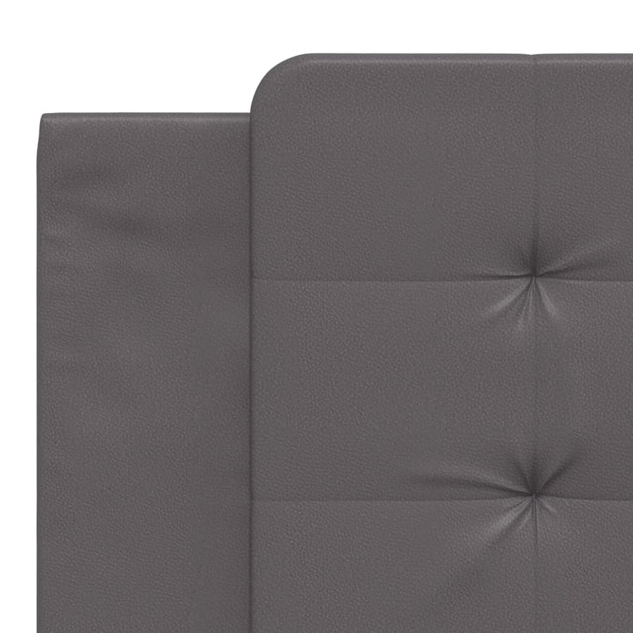 Bedframe met LED-verlichting kunstleer zwart 180x200 cm