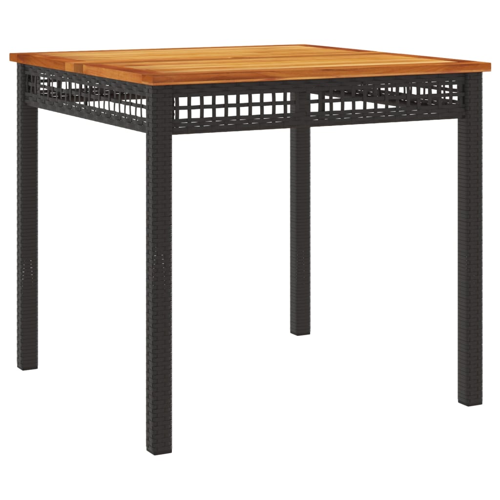 5-Delige Tuinset Met Kussens Poly Rattan Zwart 4