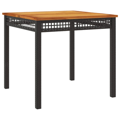 5-Delige Tuinset Met Kussens Poly Rattan Zwart 4