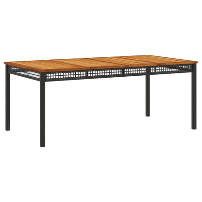 7-Delige Tuinset Met Kussens Poly Rattan Zwart 6