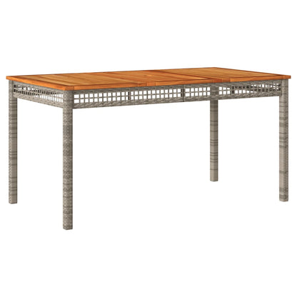 4-Delige Tuinset Met Kussens Poly Rattan Grijs