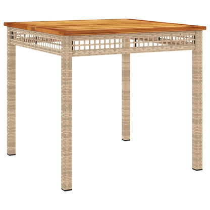 5-Delige Tuinset Met Kussens Poly Rattan Beige