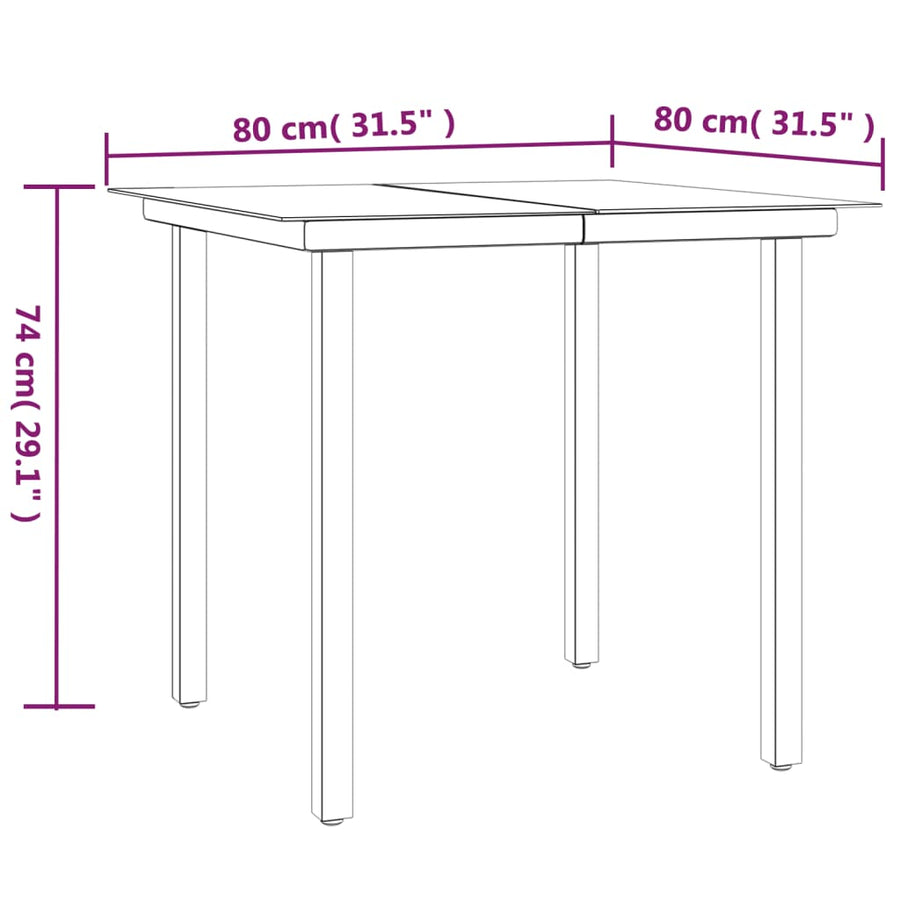 5-Delige Tuinset Met Kussens Poly Rattan Zwart