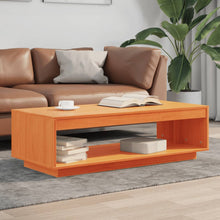 Salontafel 110X50X33,5 Cm Massief Grenenhout Wasbruin