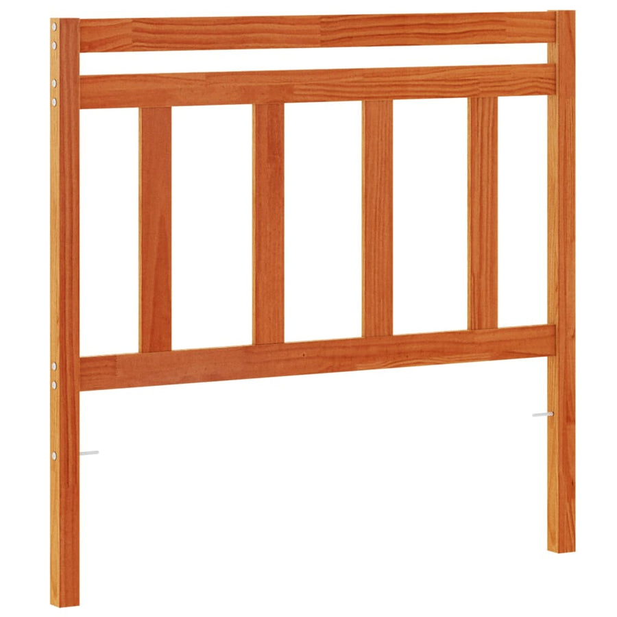 Hoofdbord 100 Cm Massief Grenenhout Wasbruin