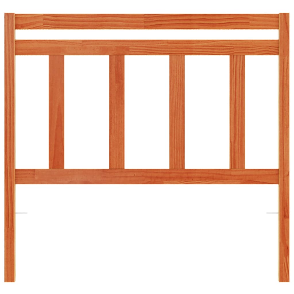 Hoofdbord 100 Cm Massief Grenenhout Wasbruin