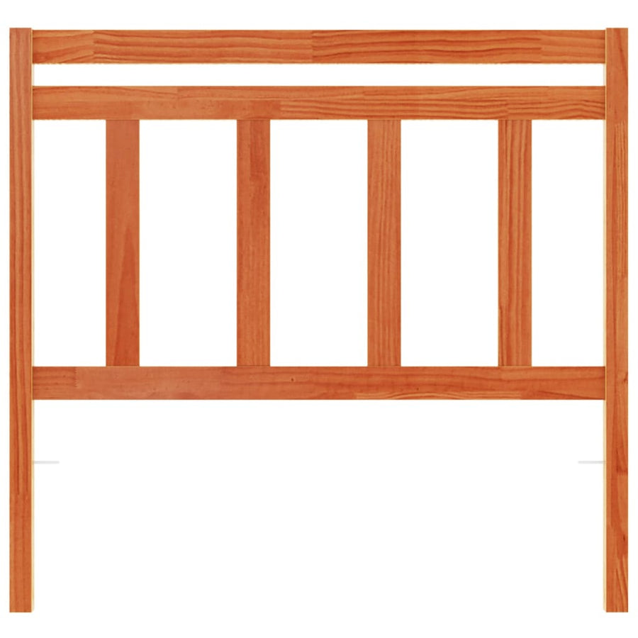 Hoofdbord 100 Cm Massief Grenenhout Wasbruin