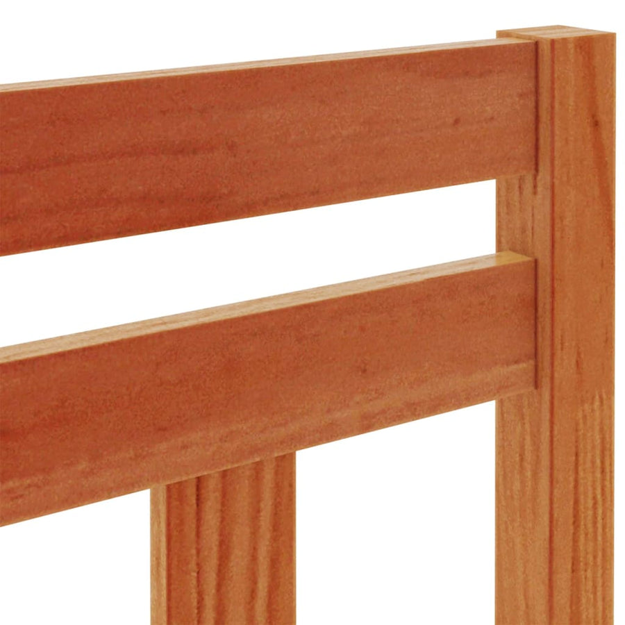 Hoofdbord 100 Cm Massief Grenenhout Wasbruin