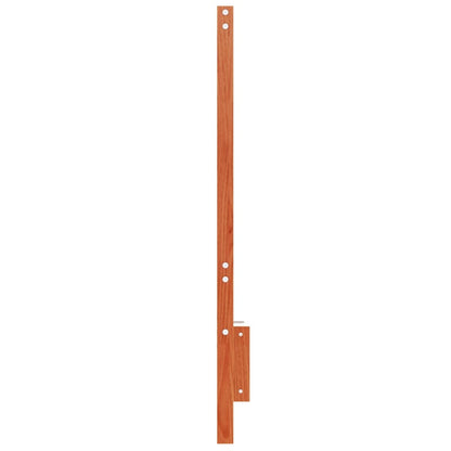 Hoofdbord 135 Cm Massief Grenenhout Wasbruin