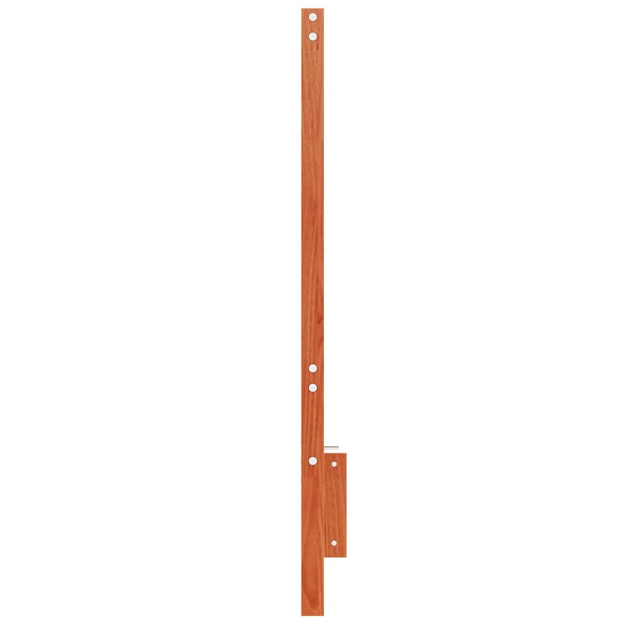 Hoofdbord 135 Cm Massief Grenenhout Wasbruin