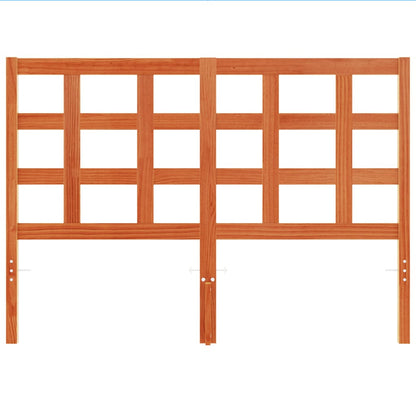 Hoofdbord 135 Cm Massief Grenenhout Wasbruin