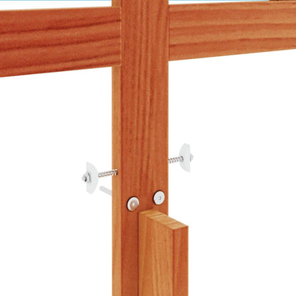 Hoofdbord 135 Cm Massief Grenenhout Wasbruin