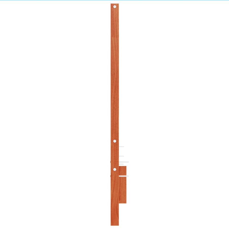 Hoofdbord 135 Cm Massief Grenenhout Wasbruin