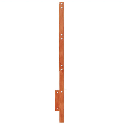 Hoofdbord 135 Cm Massief Grenenhout Wasbruin
