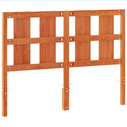 Hoofdbord 135 Cm Massief Grenenhout Wasbruin