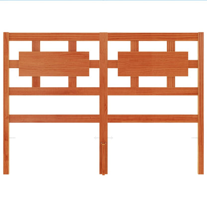 Hoofdbord 135 Cm Massief Grenenhout Wasbruin