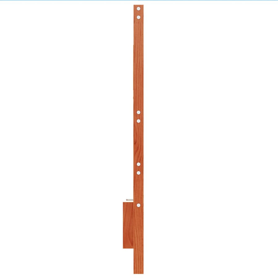 Hoofdbord 135 Cm Massief Grenenhout Wasbruin