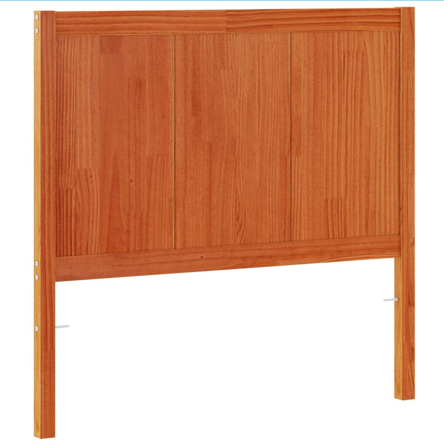Hoofdbord 100 Cm Massief Grenenhout Wasbruin