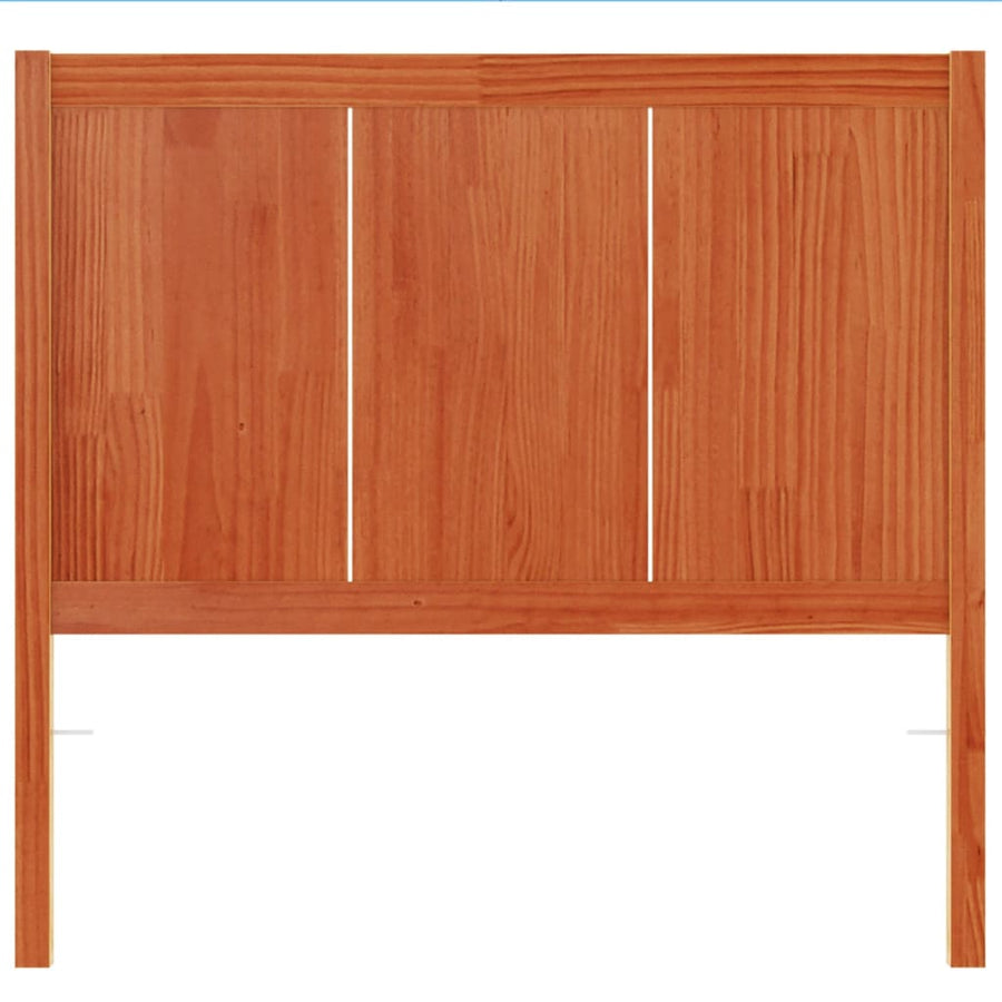 Hoofdbord 100 Cm Massief Grenenhout Wasbruin