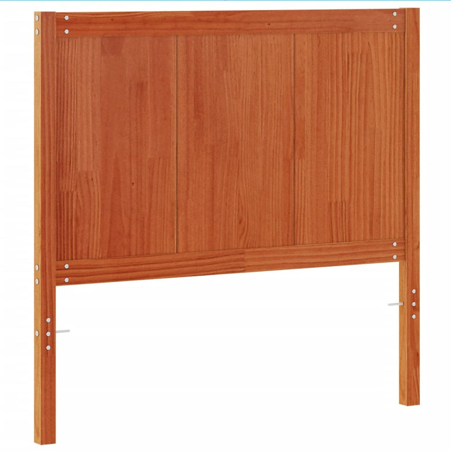 Hoofdbord 100 Cm Massief Grenenhout Wasbruin