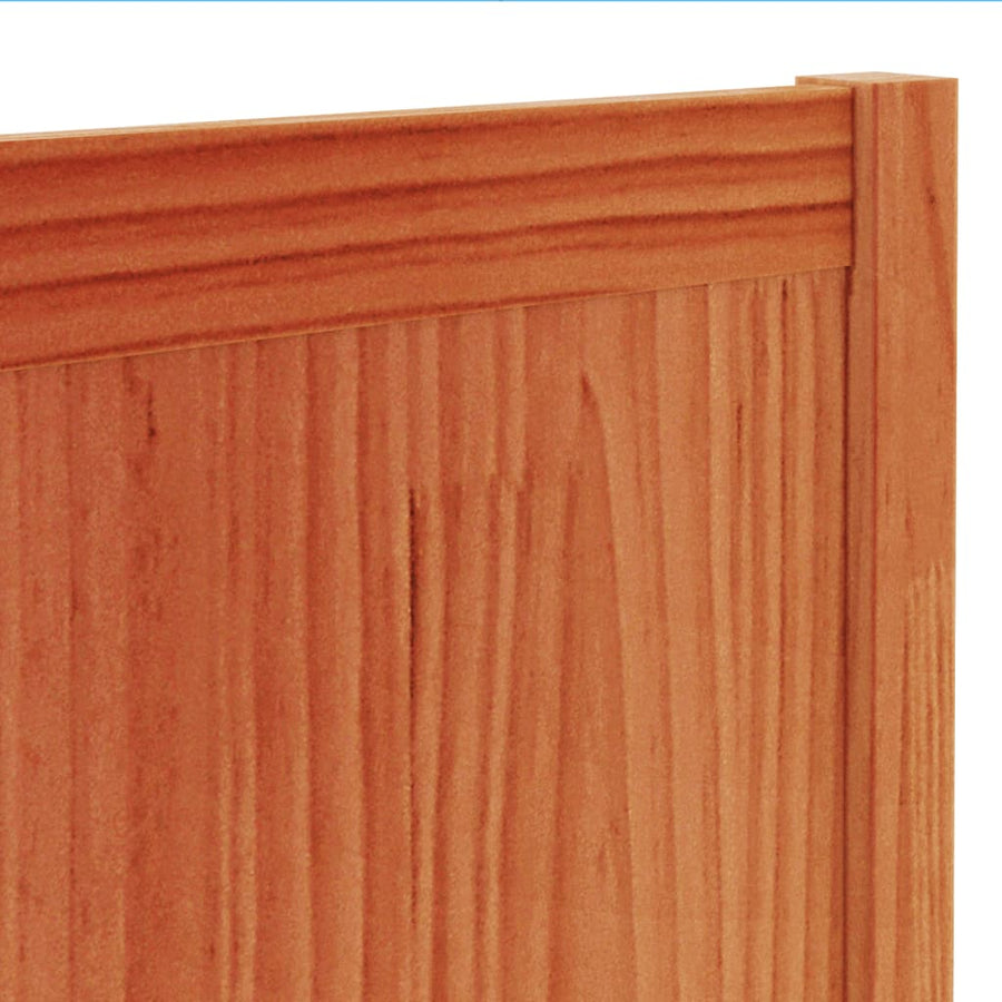 Hoofdbord 100 Cm Massief Grenenhout Wasbruin
