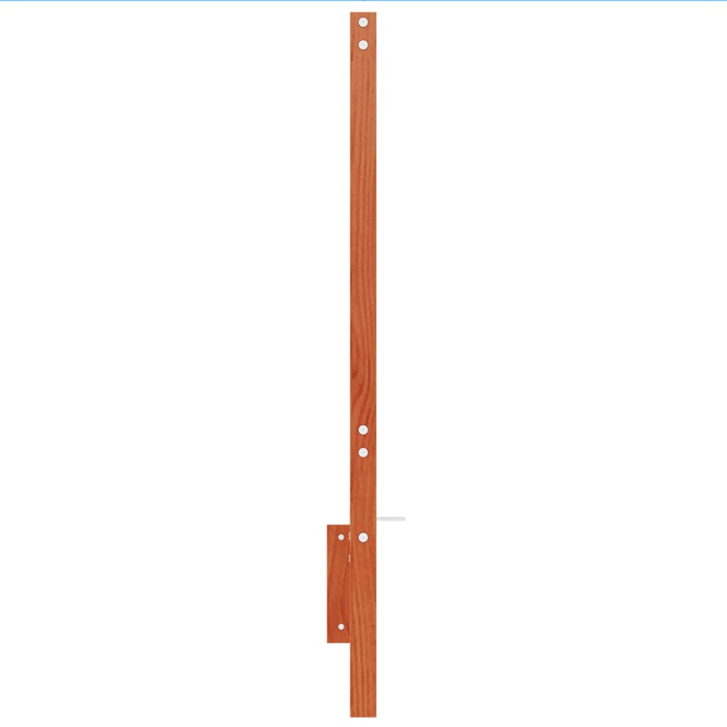 Hoofdbord 135 Cm Massief Grenenhout Wasbruin