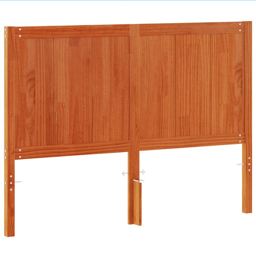 Hoofdbord 150 Cm Massief Grenenhout Wasbruin